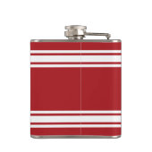 Flasques Jersey Sport Rouge avec votre nom et votre numéro (Dos)