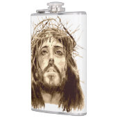 Flasques Jésus-Christ avec une couronne des épines (Gauche)