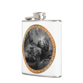 Flasques Jésus cloué avec ses bras et ses mains attachées (Gauche)