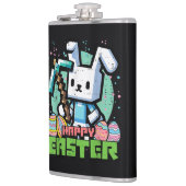 Flasques Jeu de pixels de lapin de Pâques heureux  (Gauche)