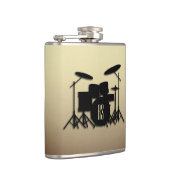 Flasques Jeu de tambour monogramme Or antique (Droite)