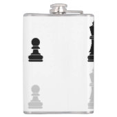 Flasques Jeu d'échecs moderne personnalisé (Dos)