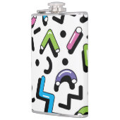 Flasques Jeu géométrique : Motif de formes de Doodles (Gauche)
