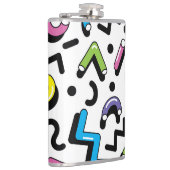 Flasques Jeu géométrique : Motif de formes de Doodles (Droite)
