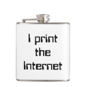 Flasques J'imprime Internet (Devant)