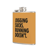 Flasques Jogging Sucks. Courir ne marche pas. (Gauche)