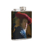 Flasques Johannes Vermeer - Fille avec un Casquette rouge (Droite)
