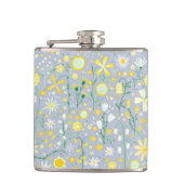 Flasques Joli bleu floral (Devant)