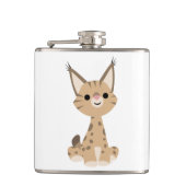 Flasques Joli Carton Lynx Hip Flask (Devant)