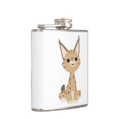 Flasques Joli Carton Lynx Hip Flask (Droite)