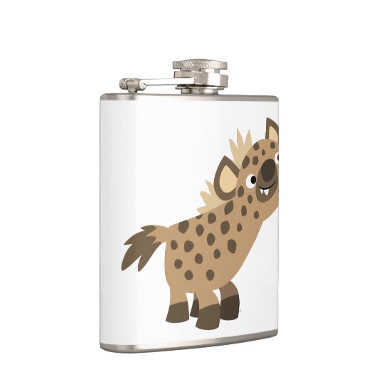 Flasques Joli Cartoon Curieux Hyena Hip Flask (Droite)