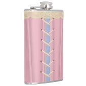 Flasques Joli Corset Lacé Rose (Droite)