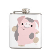 Flasques Joli Danson Dansant Pig Hip Flask (Devant)