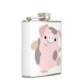 Flasques Joli Danson Dansant Pig Hip Flask (Droite)