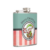 Flasques Joli elfe de vacances avec Sucre de canne Joyeux N (Droite)