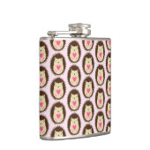 Flasques Joli Hérisson Bébé Fille Rose Motif (Droite)