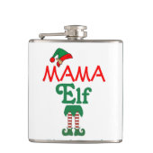 Flasques Joli Maman Elfe drôle de Noël (Devant)
