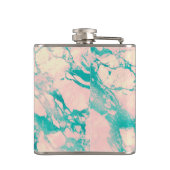 Flasques Joli marbre rose et bleu (Dos)