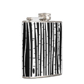 Flasques Joli motif noir blanc (Droite)