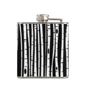 Flasques Joli motif noir blanc (Dos)