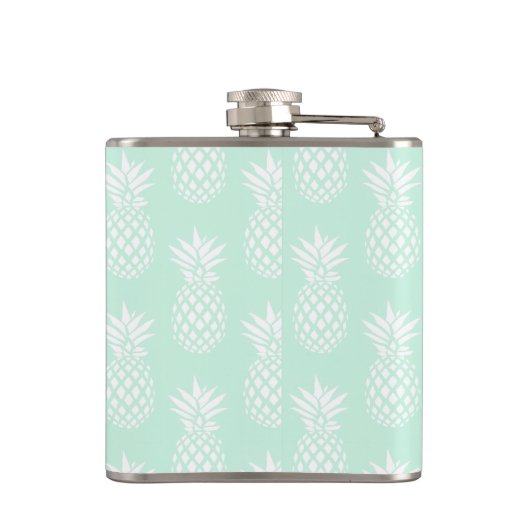Flasques Joli motif vert en bon état mignon élégant (Dos)