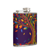 Flasques Jolie automne Arbre arc-en-ciel violet automne Tha (Droite)