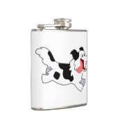 Flasques Jolie bordure de dessin Collie Hip Flask (Droite)