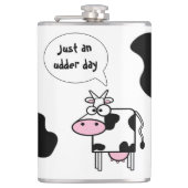 Flasques Jolie Drôle Cartoon Vache Udder Day (Devant)