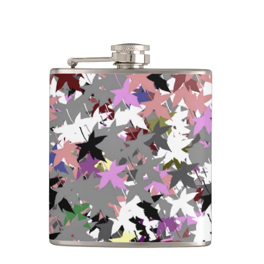 FLASQUES JOLIE FEUILLES D'ARBRE (Devant)