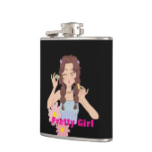 Flasques Jolie fille esthétique | Illustration du maquillag (Gauche)