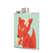 Flasques Jolie fille Fox Cartoon (Gauche)
