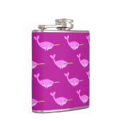 Flasques Jolie fille rose bébé Narwhal Patterned (Droite)