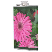 FLASQUES JOLIE ROSE ROUGE GERBERA FLEURS NOM DE L'IMAGE FLO (Gauche)