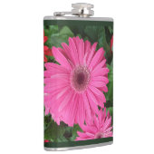 FLASQUES JOLIE ROSE ROUGE GERBERA FLEURS NOM DE L'IMAGE FLO (Droite)