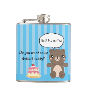 Flasques Jolie Teddy Bear Kids Funny Plaisanterie