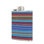 Flasques Jolies rayures bleu violet (Gauche)