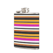Flasques Jolies rayures noires orange (Gauche)