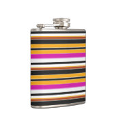 Flasques Jolies rayures noires orange (Droite)