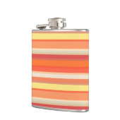 Flasques Jolies rayures orange rouge (Gauche)