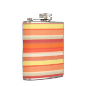 Flasques Jolies rayures orange rouge (Droite)