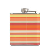 Flasques Jolies rayures orange rouge (Dos)