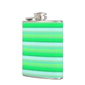 Flasques Jolies rayures vert aqua (Gauche)
