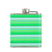 Flasques Jolies rayures vert aqua (Dos)