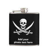 Flasques Jolly roger drapeau de pirate (Devant)