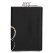 Flasques Jolly roger Monogramme initial (Dos)