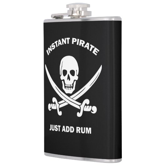 Flasques Jollys rogers Pirate instantané Ajouter rhum (Gauche)