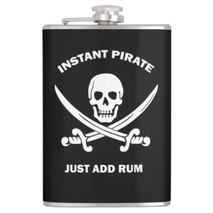 Flasques Jollys rogers Pirate instantané Ajouter rhum