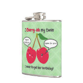 Flasques Jote Red Cherry Kawaii Twins Anniversaire (Gauche)