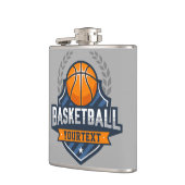 Flasques Joueur de Basket ADD NOM Équipe de l'École Univers (Gauche)