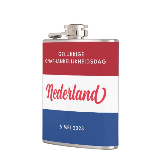 Flasques Jour de l'indépendance de Pays-Bas (Gauche)